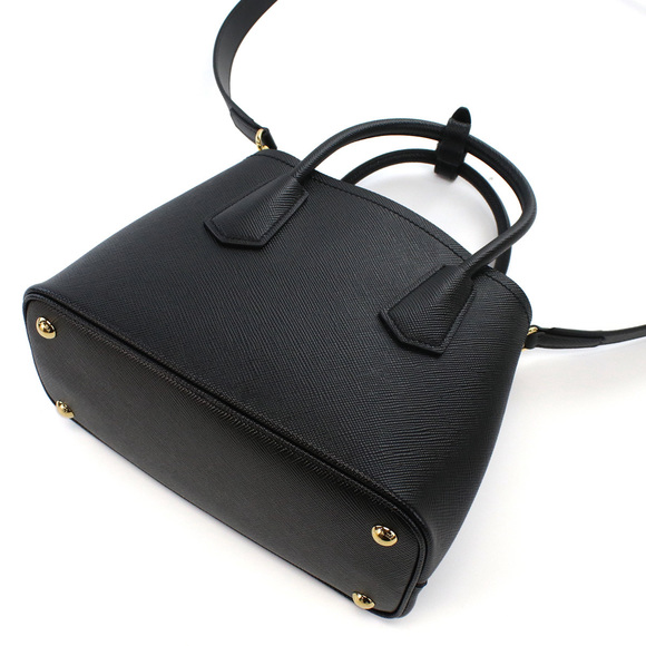 Prada Tote Handbag Triangle Shoulder Bag Nero Black - Picture 4 of 6